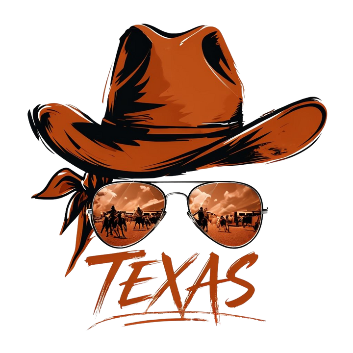 Texas Cowboy Western Graphic Design