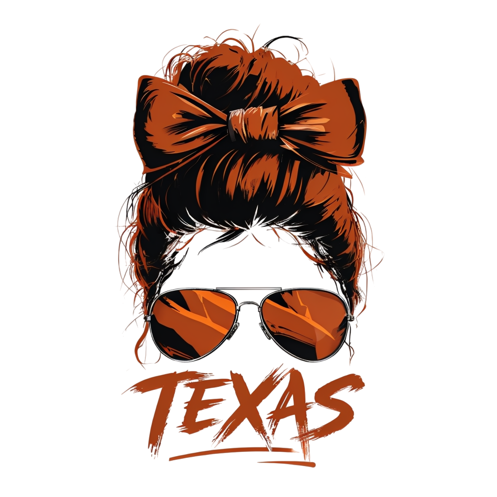 Texas Girl Messy Bun Vibes