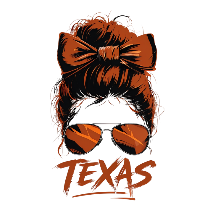 Texas Girl Messy Bun Vibes
