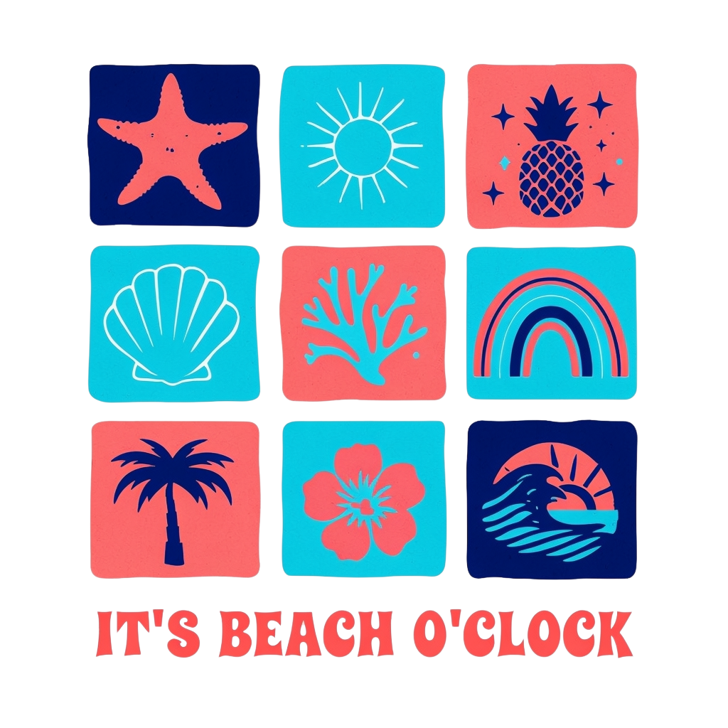 It's Beach O'Clock Summer Vibes