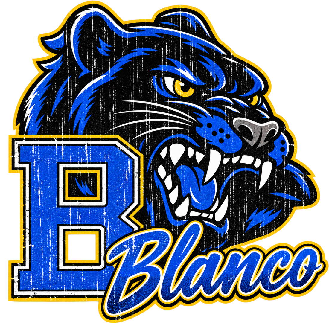 Blanco Panthers general school spirit design