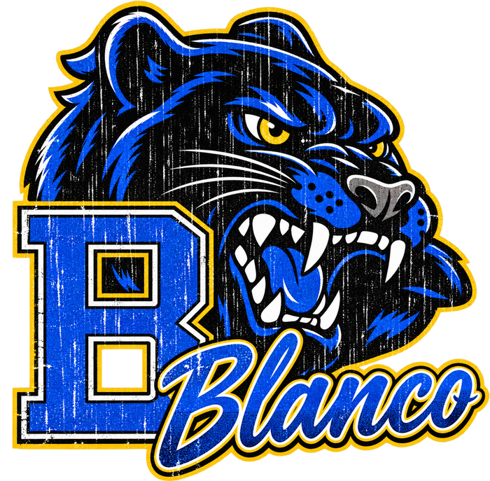 Blanco Panthers general school spirit design