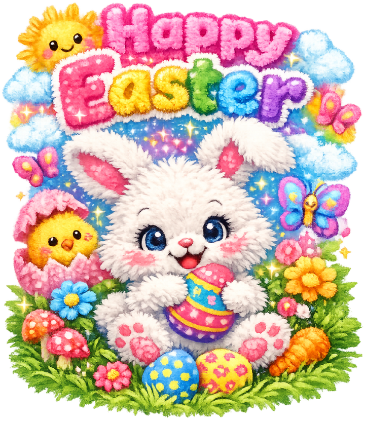 Happy Easter Bunny Design
