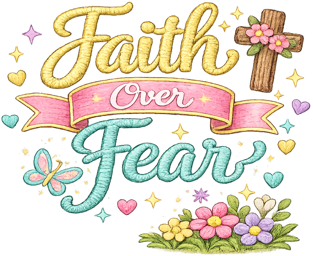 Faith Over Fear Religious Design