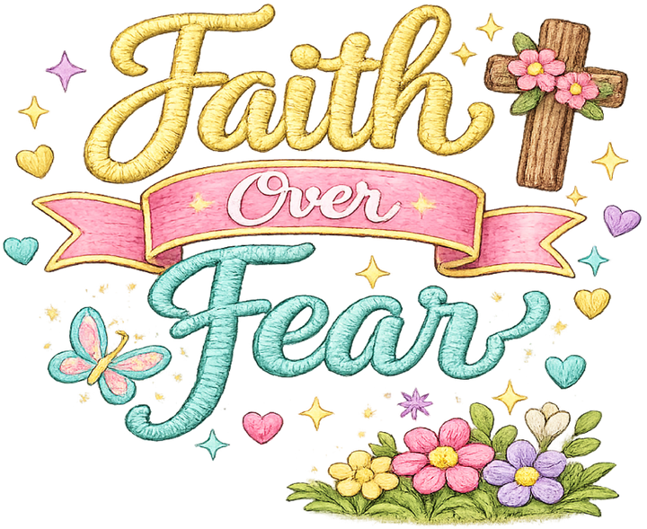 Faith Over Fear Religious Design