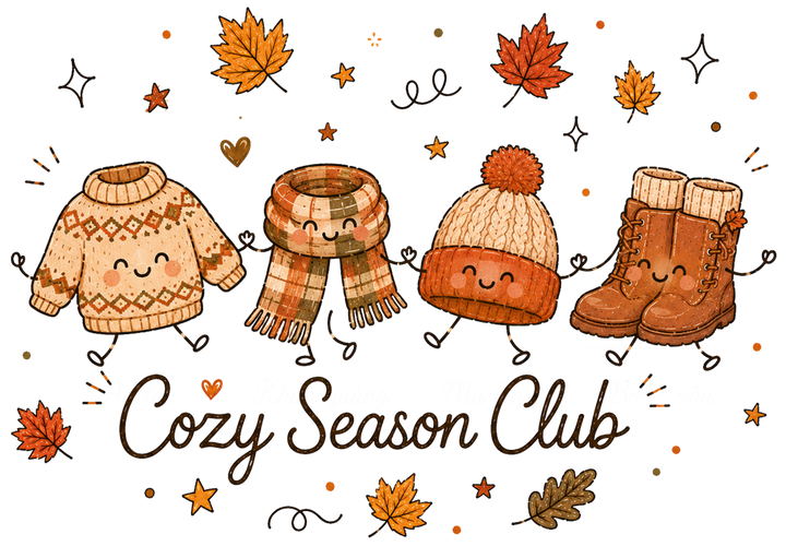 Cozy Season Club Fall Characters