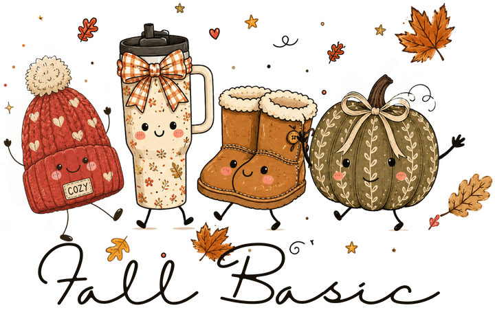 Fall Basics Cute Character Design