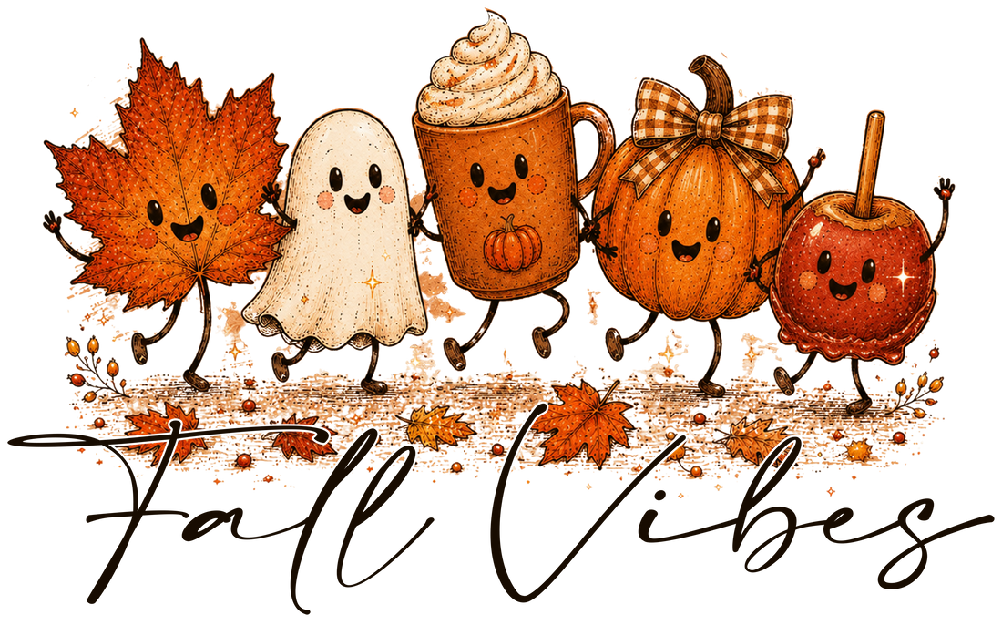 Fall Vibes Cute Characters