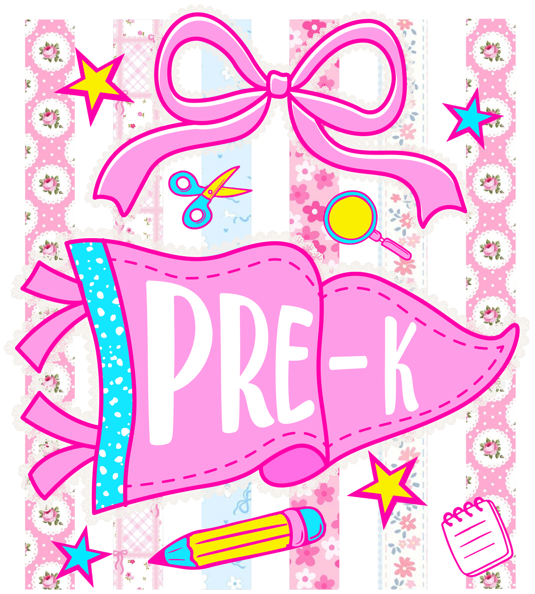 Pre-K School Pink Design