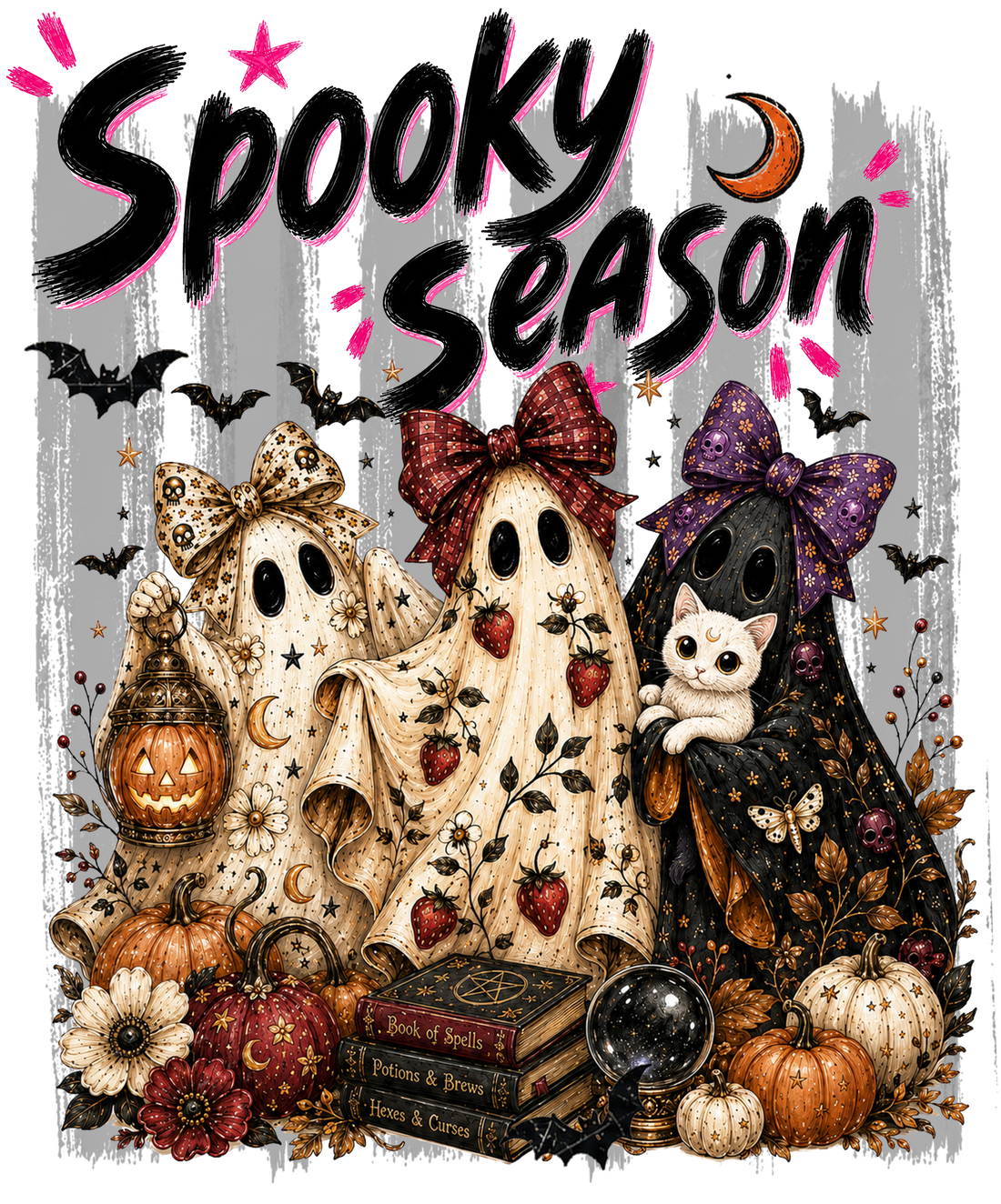Spooky Season Ghost Trio