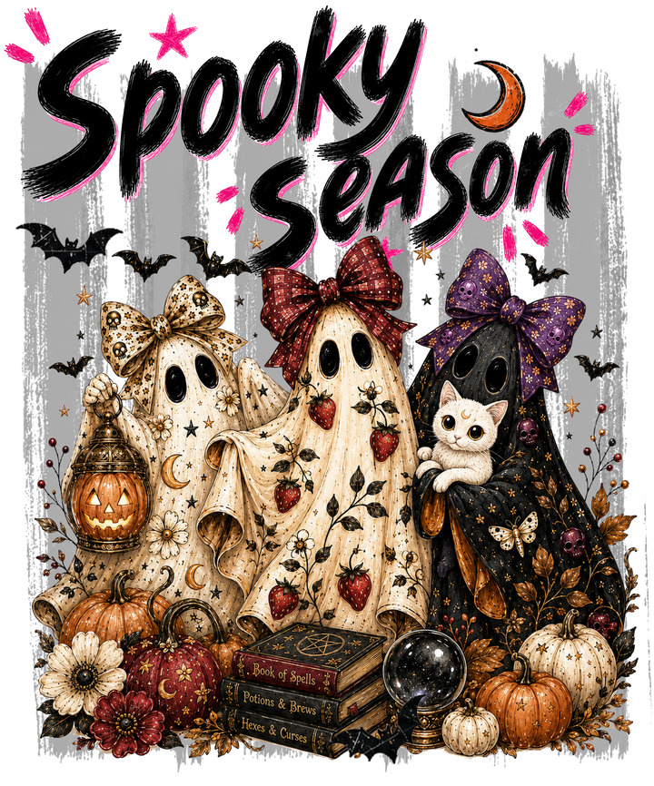 Spooky Season Ghost Trio