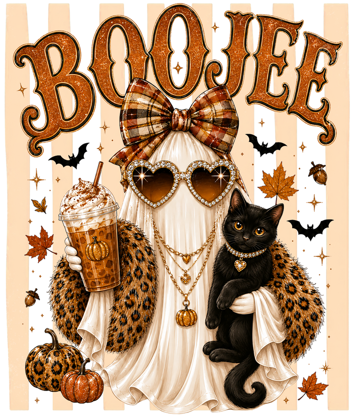 Glamorous Boo-tiful Halloween Design