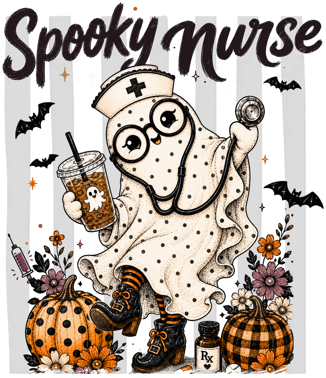 Spooky Nurse Halloween Design