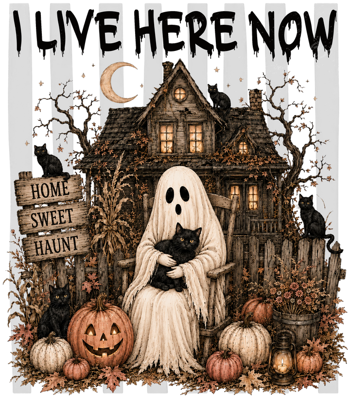 Haunted House Ghost Halloween Design