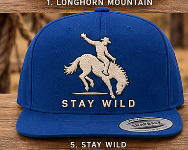 Hilltop Ranch Stay Wild YP Classics snapback