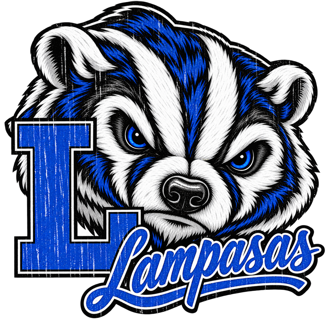 Lampasas Badgers general school spirit design
