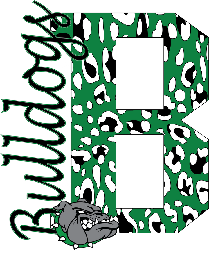 Bulldogs Leopard B DTF Print