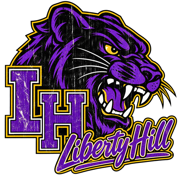 Liberty Hill Panthers general school spirit design