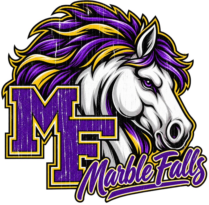 Marble Falls Mustangs School Spirit Shirt – $10