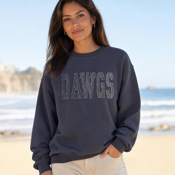 DAWGS Black on Black sweatshirt