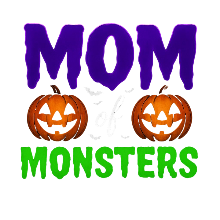 Mom Monsters Halloween DTF Design