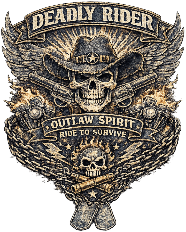 Deadly Rider Outlaw Spirit Design
