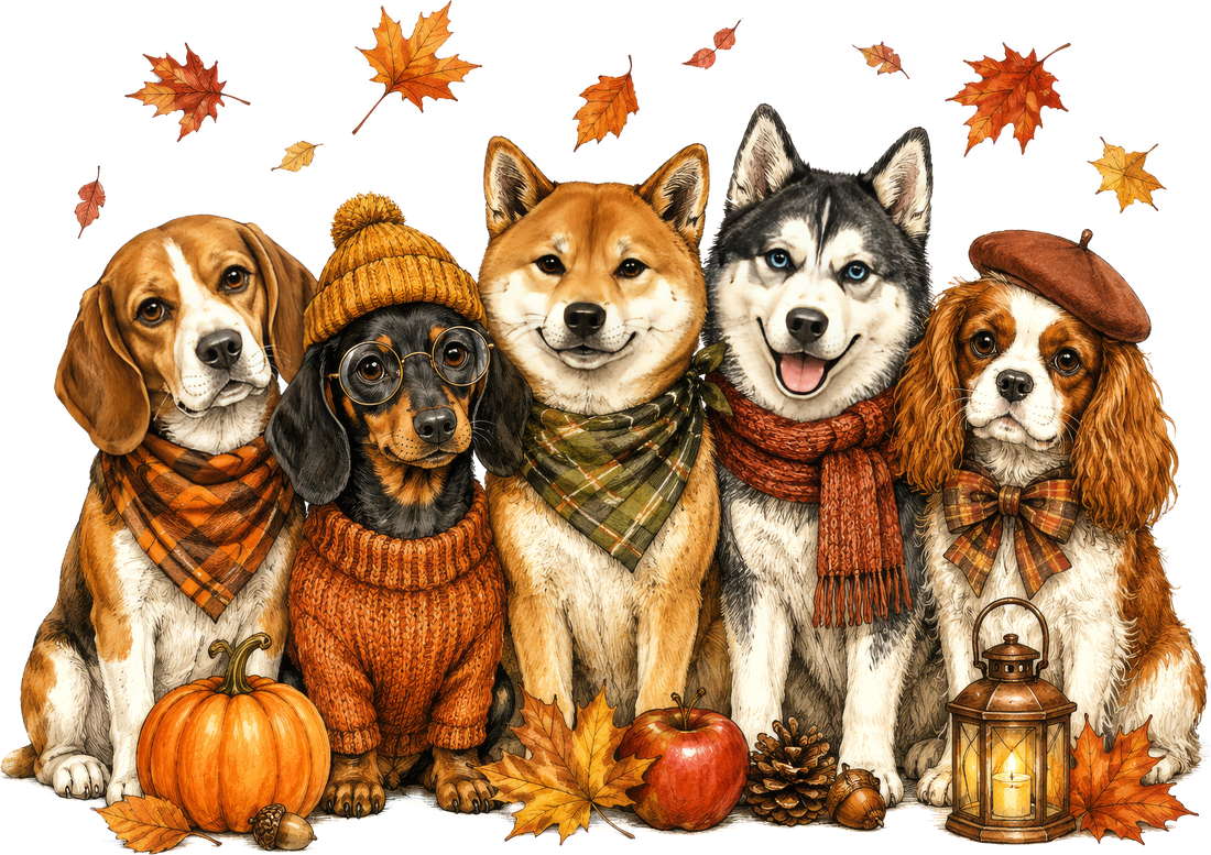 Fall Bandana Dog Crew