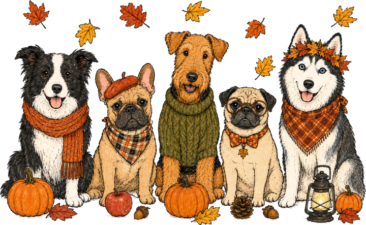 Autumn Plaid Dog Pack