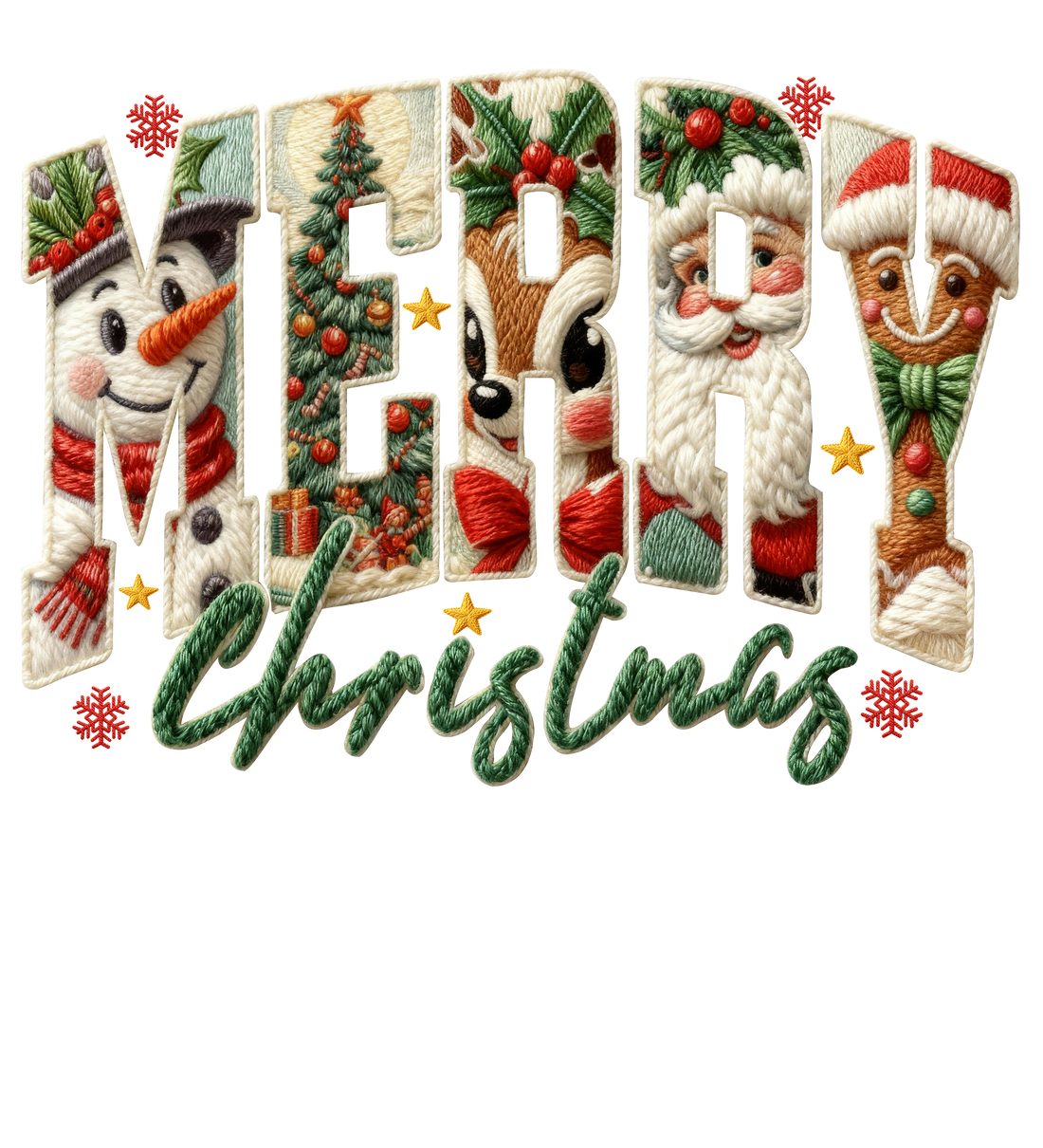 Happy Holidays Festive Characters Design