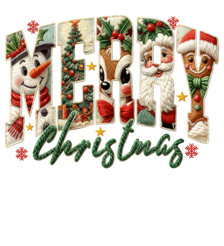 Happy Holidays Festive Characters Design