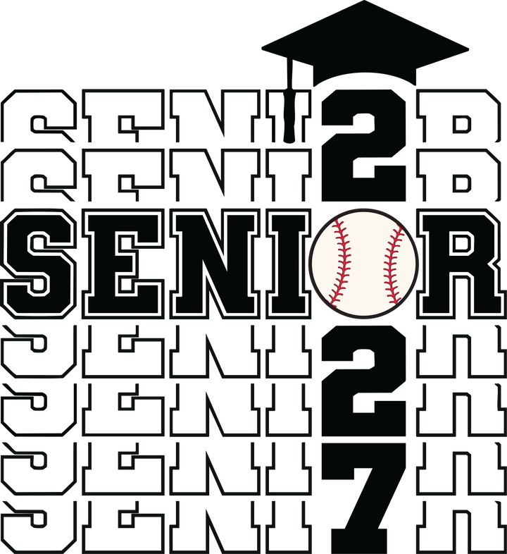 Senior 2025 Baseball Design