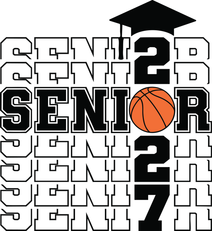 Senior 2027 Basketball Stacked