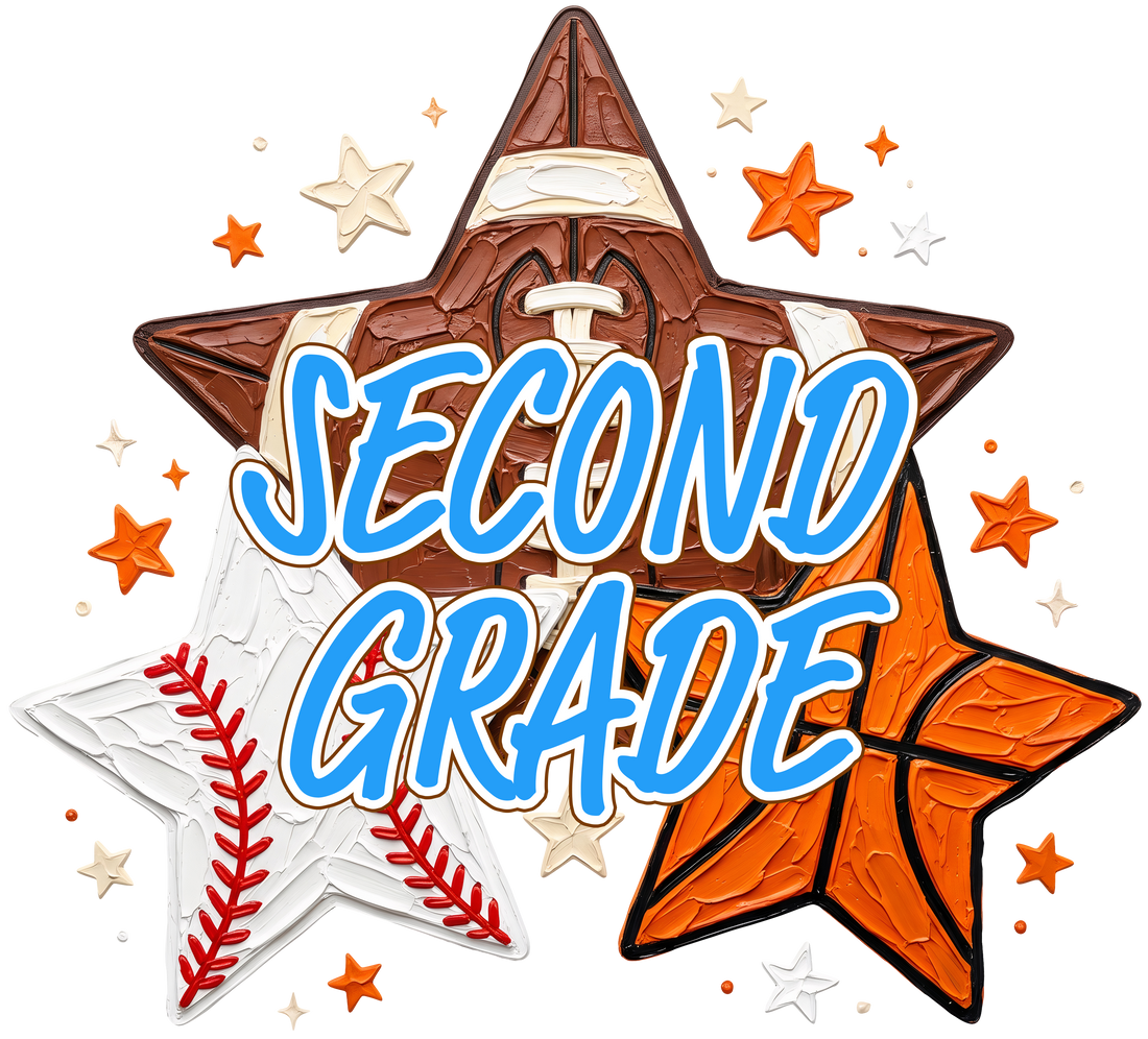 Second Grade Sports Stars Design