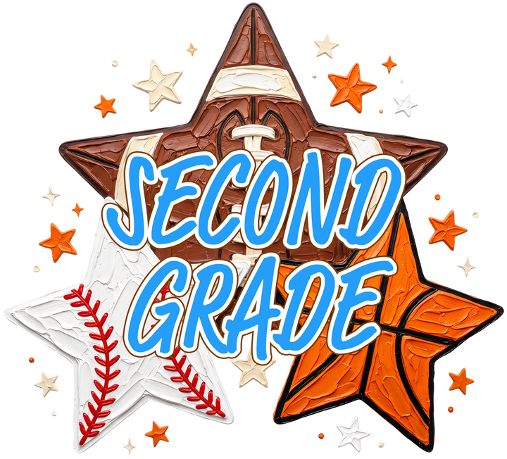 Second Grade Sports Stars Design