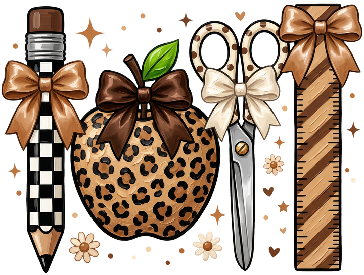 Leopard Teacher Supplies Set