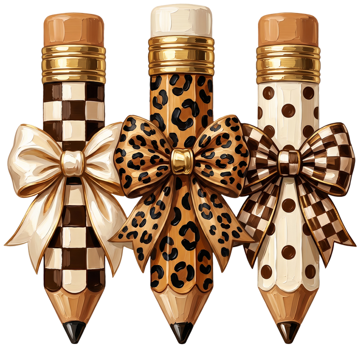 Glamorous Pencil Bows Design